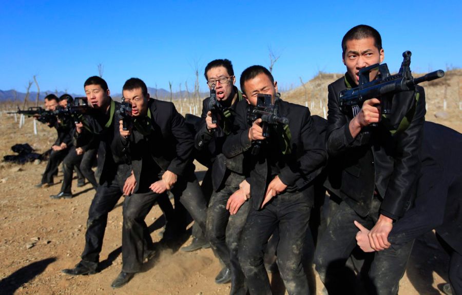Курсы телохранителей в Китае (14 фото)