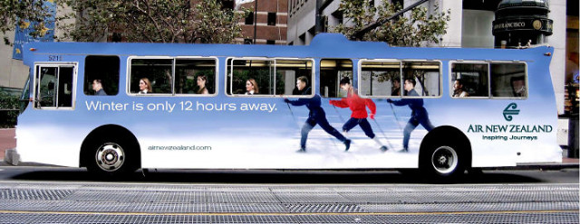 Самая креативная реклама на автобусах (31 фото)