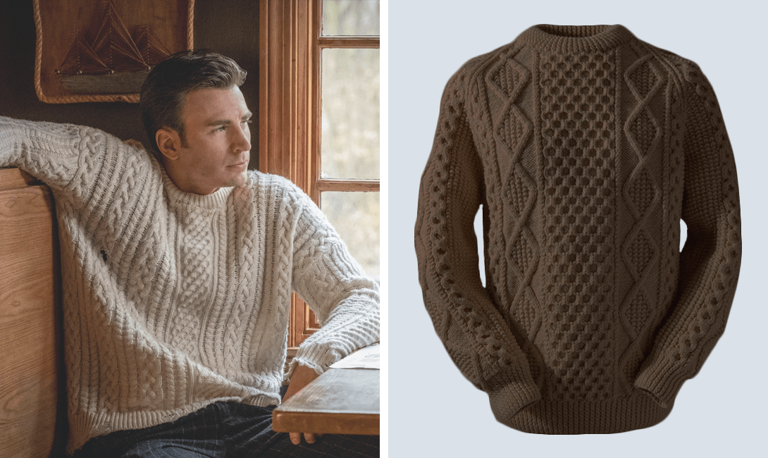 Вязаный свитер мужской с национальным орнаментом: теплый, стильный и модный
