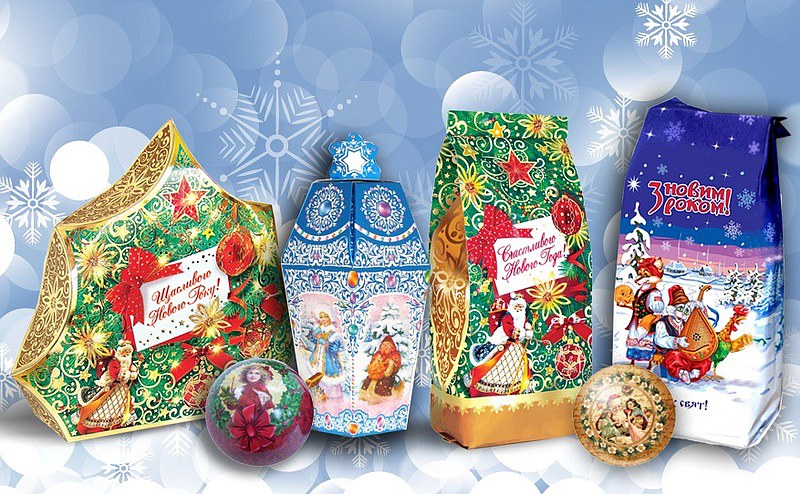 Подарочные наборы из конфет российских кондитерских фабрик в Магии подарков